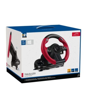 Speed-link Trailblazer Gaming Steering Wheel Black Red Wired Controller Sony Playstation
