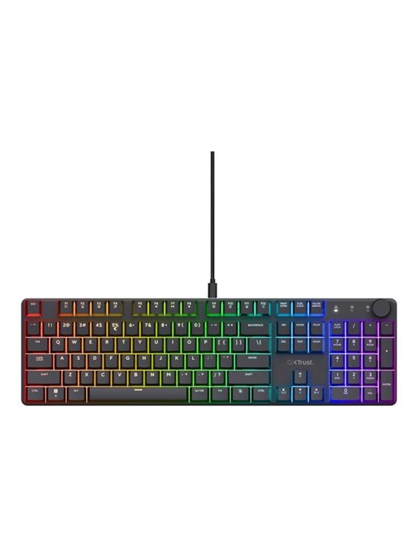 Trust Gxt866 Torix Gaming Tastatur Nordisk Sort