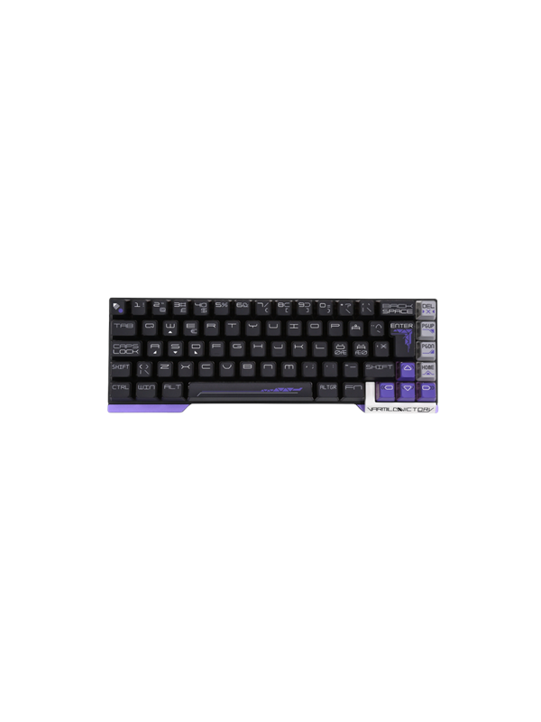 Varmilo Vyu68 Victory 65 Tkl Rgb Led Pbt Hot-swap Gateron Hall Effect Gaming Tastatur Nordisk Lilla