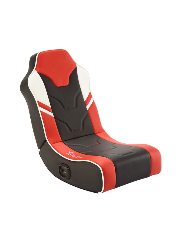 Rocker Shadow Red Console Gaming Chair Kunsigt Læder Op Til 80 Kg