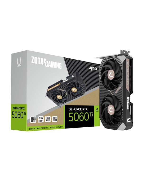 Zotac Geforce Rtx 5060 Ti Amp 8gb Gddr7 Ram Grafikkort