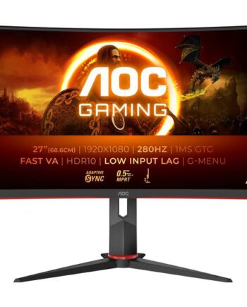 Aoc Gaming C27g2z3 Bk Skærm Wled 27 Quot  Fast Va   5ms 1ms Full Hd 1920x1080