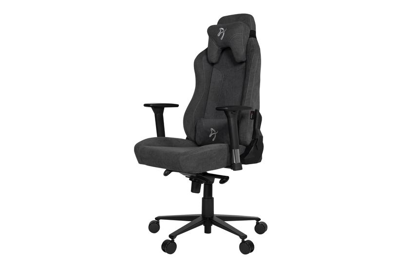 Arozzi Vernazza Soft Fabric Gaming Stol Sort Mørkegrå