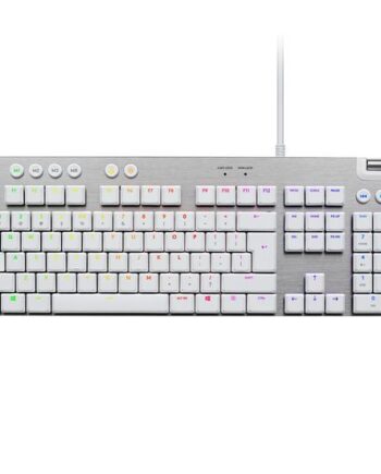 Logitech   G815 Tastatur Qwerty Nordisk  Dansk Finsk Norsk Svensk  Hvid Indgangsudstyr