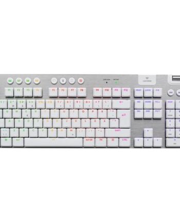 Logitech   G915   Tastatur Gaming  Lightspeed Full Size Hvid Nordisk Indgangsudstyr