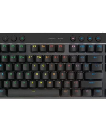 Logitech   Pro   Tkl Tastatur Gaming Qwerty Us International Sort Indgangsudstyr