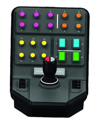 Logitech Heavy Equipment Side Panel Flyvesimulatorcontroller Kabling