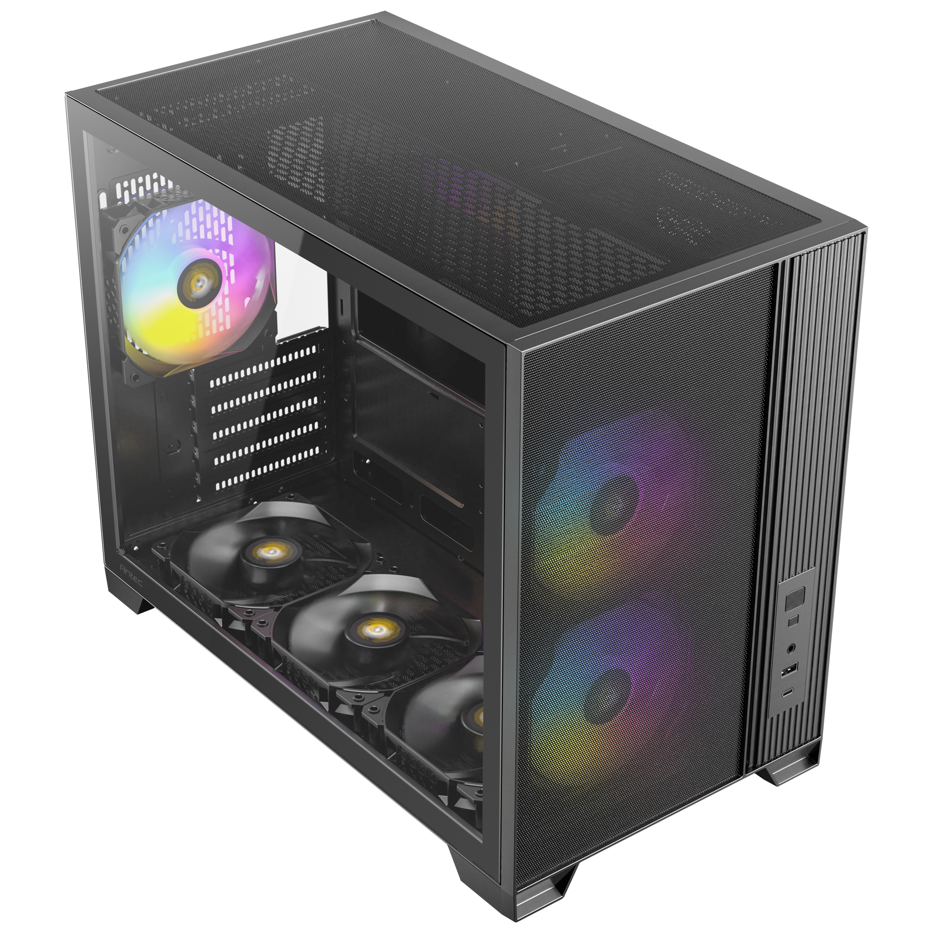 Antec Flux   Mid Tower Matx Case Kabinet Geekd Dk