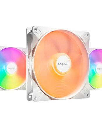 Be Quiet  Light Wings Lx 140mm Pwm High-speed White Triple Pack  Case Fan  White  Pack Of