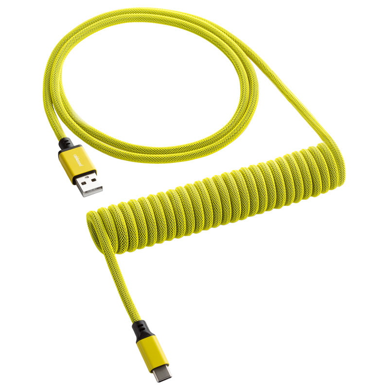 Cablemod Classic Coiled Keyboard Cable Usb-  To Usb Type    Dominator Yellow 150cm