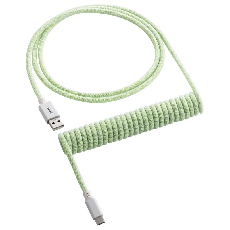 Cablemod Classic Coiled Keyboard Cable Usb-  To Usb Type    Lime Sorbet 150cm