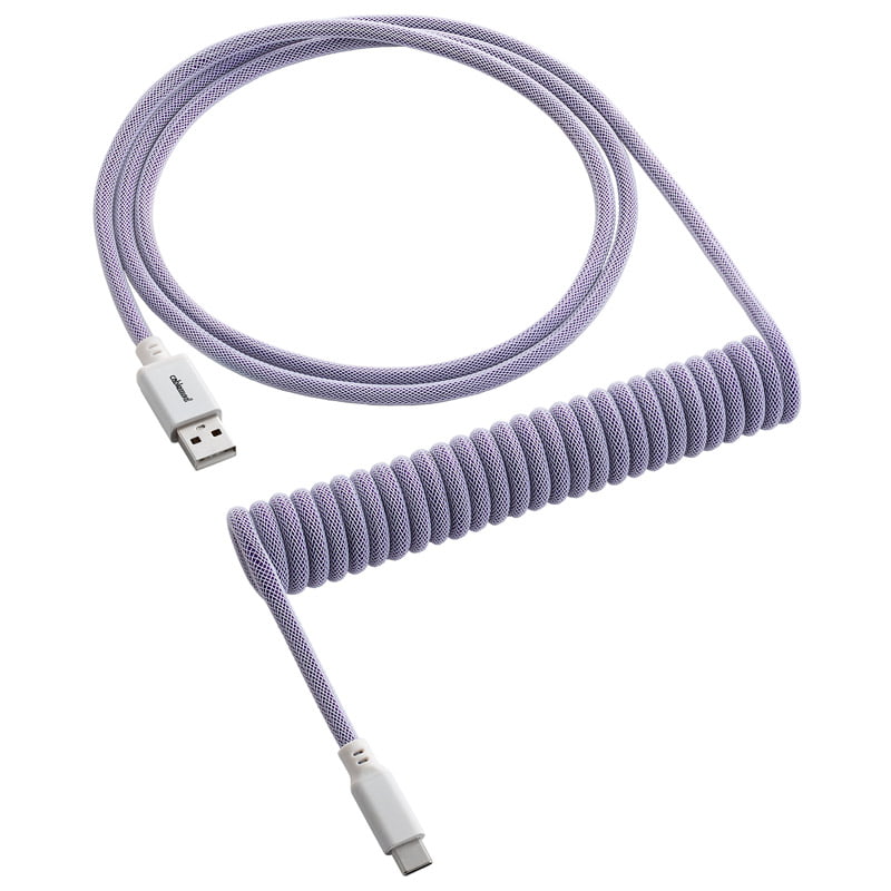 Cablemod Classic Coiled Keyboard Cable Usb-  To Usb Type    Rum Raisin