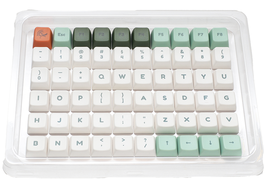 Ducky Dino 132 Keycap Set Mda Profile Pbt