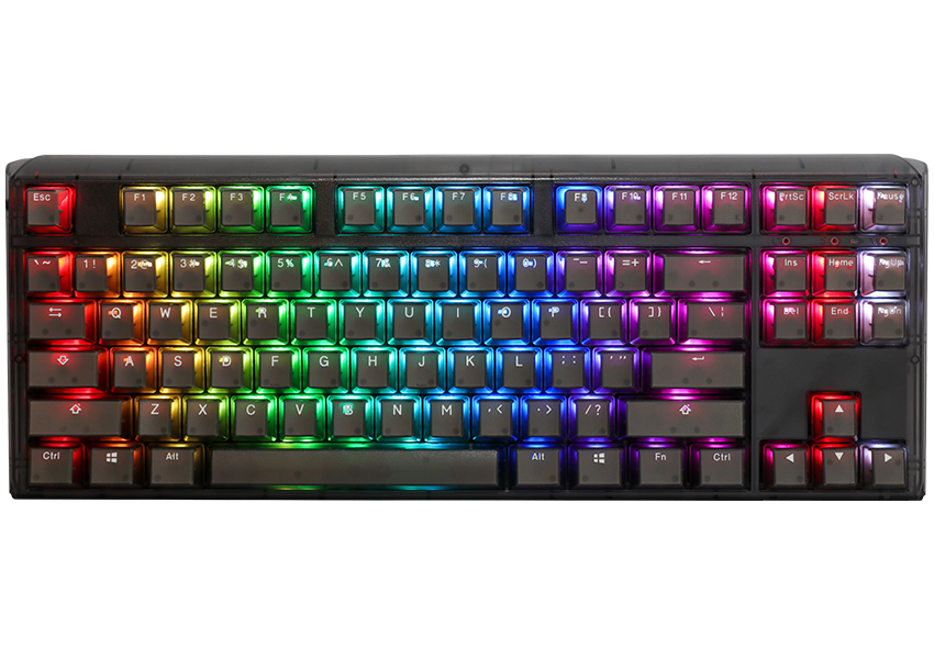 Ducky One   Aura Black Nordic Tkl Cherry Red Rgb
