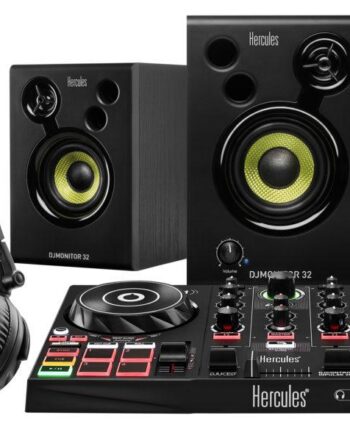 Hercules Djlearning Kit Mk2 Dj Mixer Bundle Geekd Dk