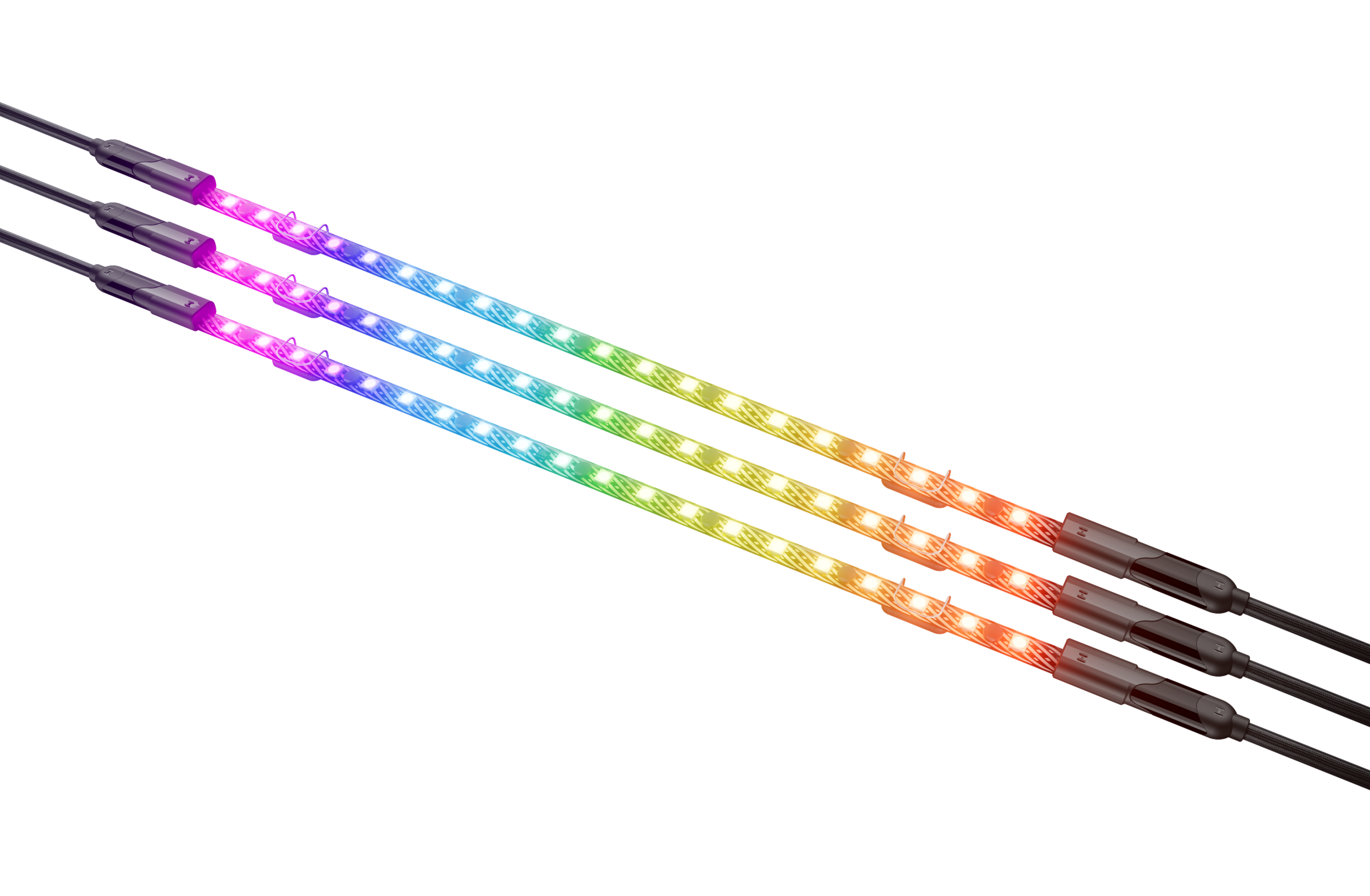 Hyte Ls10 Led Strip   Pack With Np50 Kabinet Rgb Geekd Dk