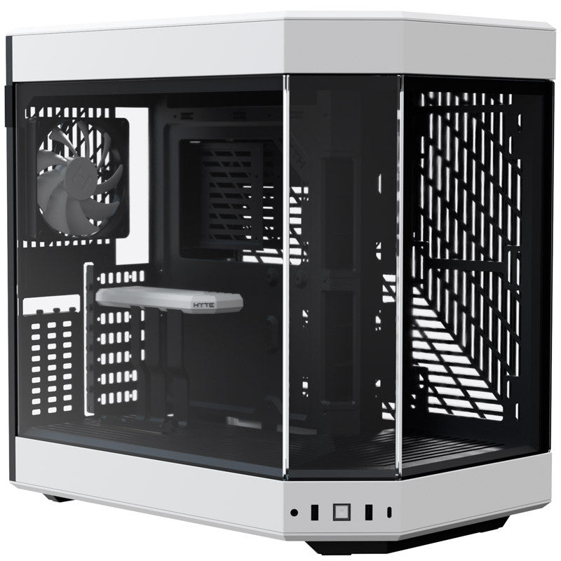 Hyte Y60 Midi Tower Black White  Pci-       Panoramic Glass View Kabinet Geekd Dk