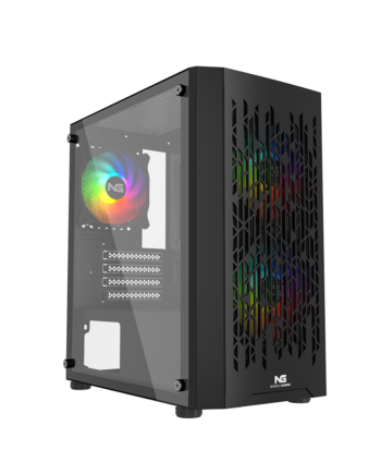 Nordic Gaming Fenris Rgb Mini Tårn Micro-atx Sort