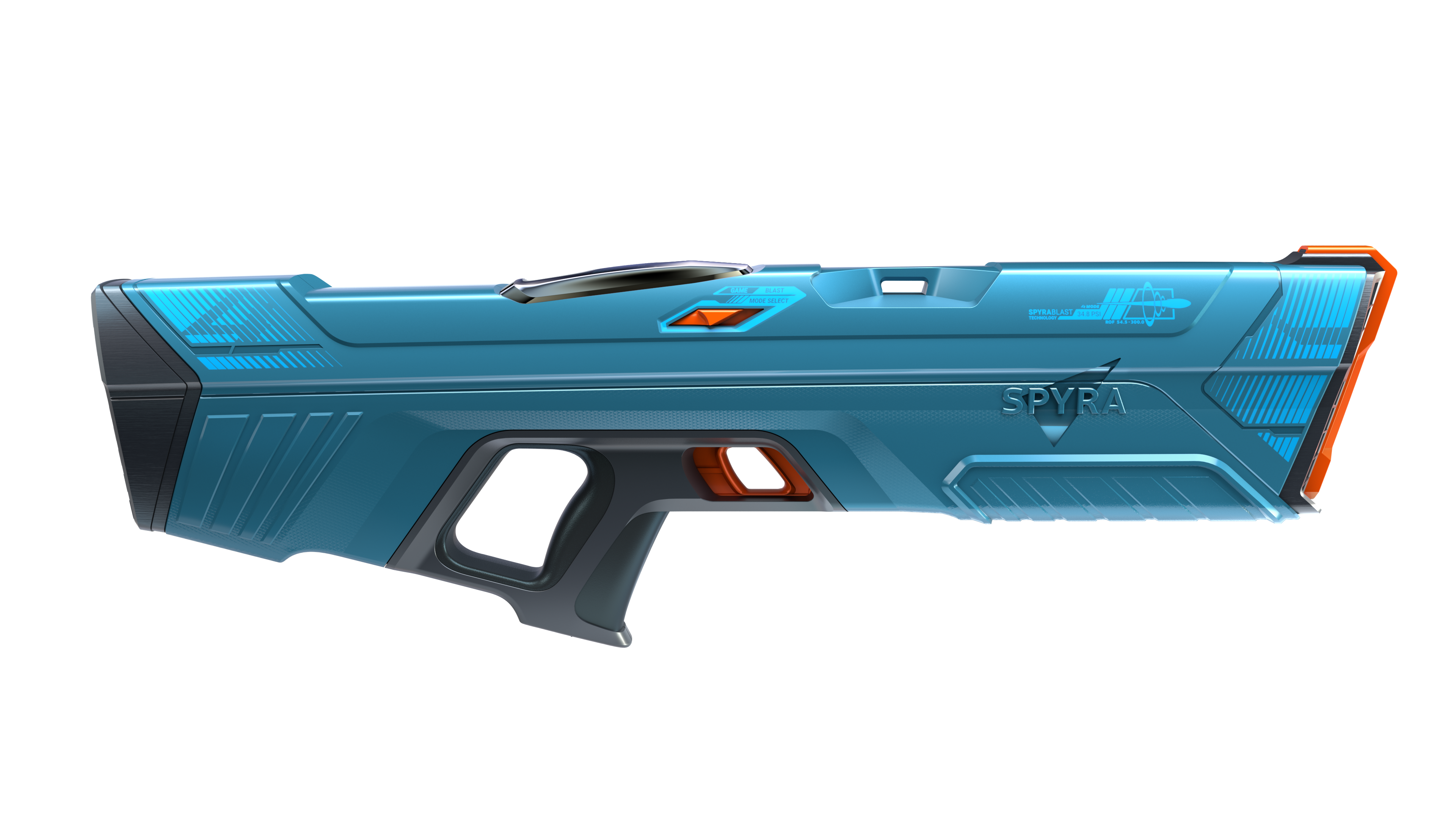 Spyrafour Vandpistol Blå Legetøjsvåben Geekd Dk