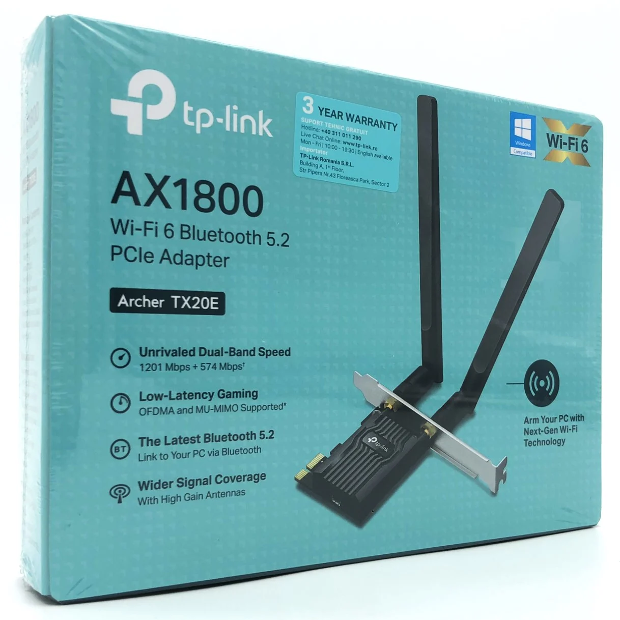 Tp-link Archer Tx20e V2 Netværksadapter Pci Express