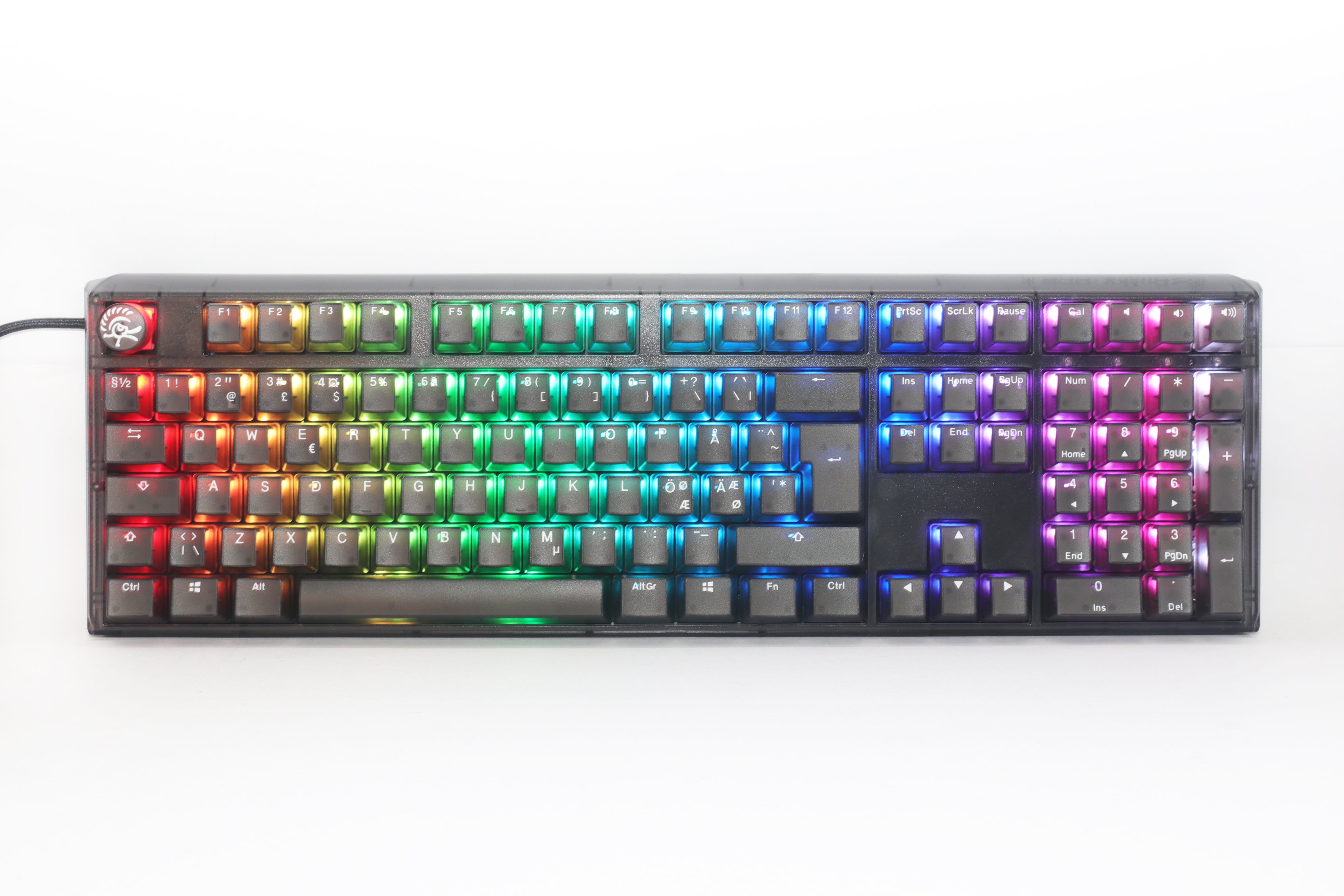 Ducky One   Aura Black Nordic Tkl Cherry Brown Rgb