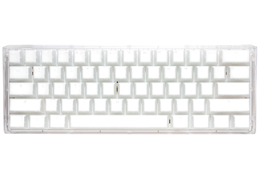 Ducky One   Aura White Nordic Mini 60  Cherry Silent Red Rgb Tastatur Geekd Dk