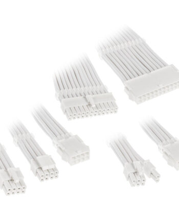 Kolink Core Adept Braided Cable Extension Kit White