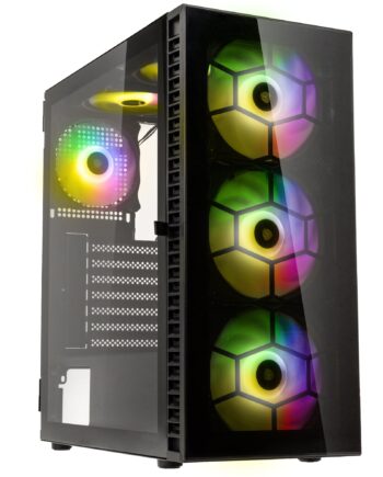 Kolink Observatory Hf Glass Argb Midi Tower Case Black Kabinet Geekd Dk