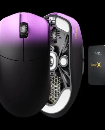 Lamzu Maya   8k Dongle  Omron Optical Purple Shadow Mus Geekd Dk