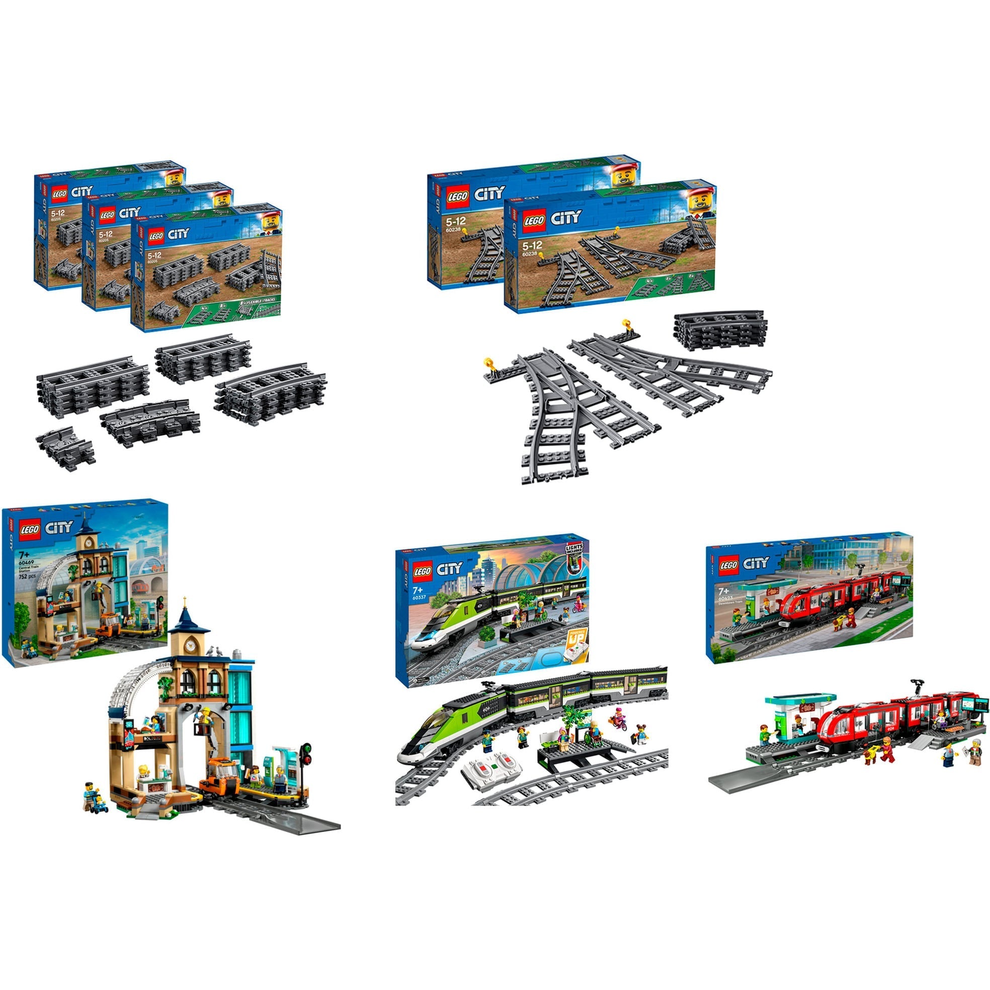 Legoâ  City Togstation Komplet Sæt Bundle Geekd Dk