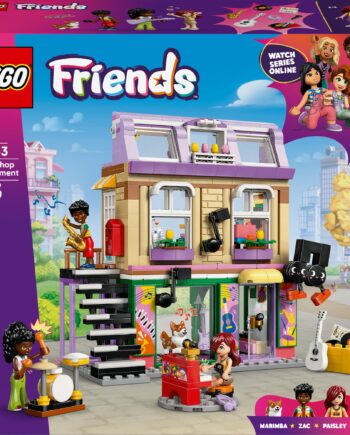 Lego 42653 Friends Music Shop   Apartment Geekd Dk