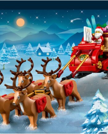 Lego 40499 Iconic Santa Apos   Sleigh Geekd Dk