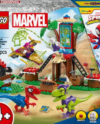 Lego 11200 Marvel Spidey And His Super Friends Showdown At The Treehouse: Spidey-rex Vs  Gobby Raptor Geekd Dk
