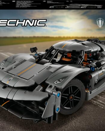 Lego 42173 Technic Koenigsegg Jesko Absolut Super Sports Car In Gray Geekd Dk