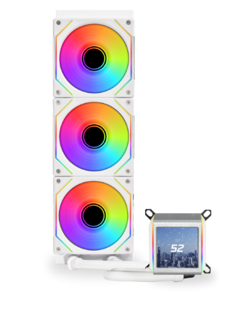 Lian Li Galahad Ii Lcd Inf 360 Hvid Vandkøler  360mm Vandkøling Geekd Dk