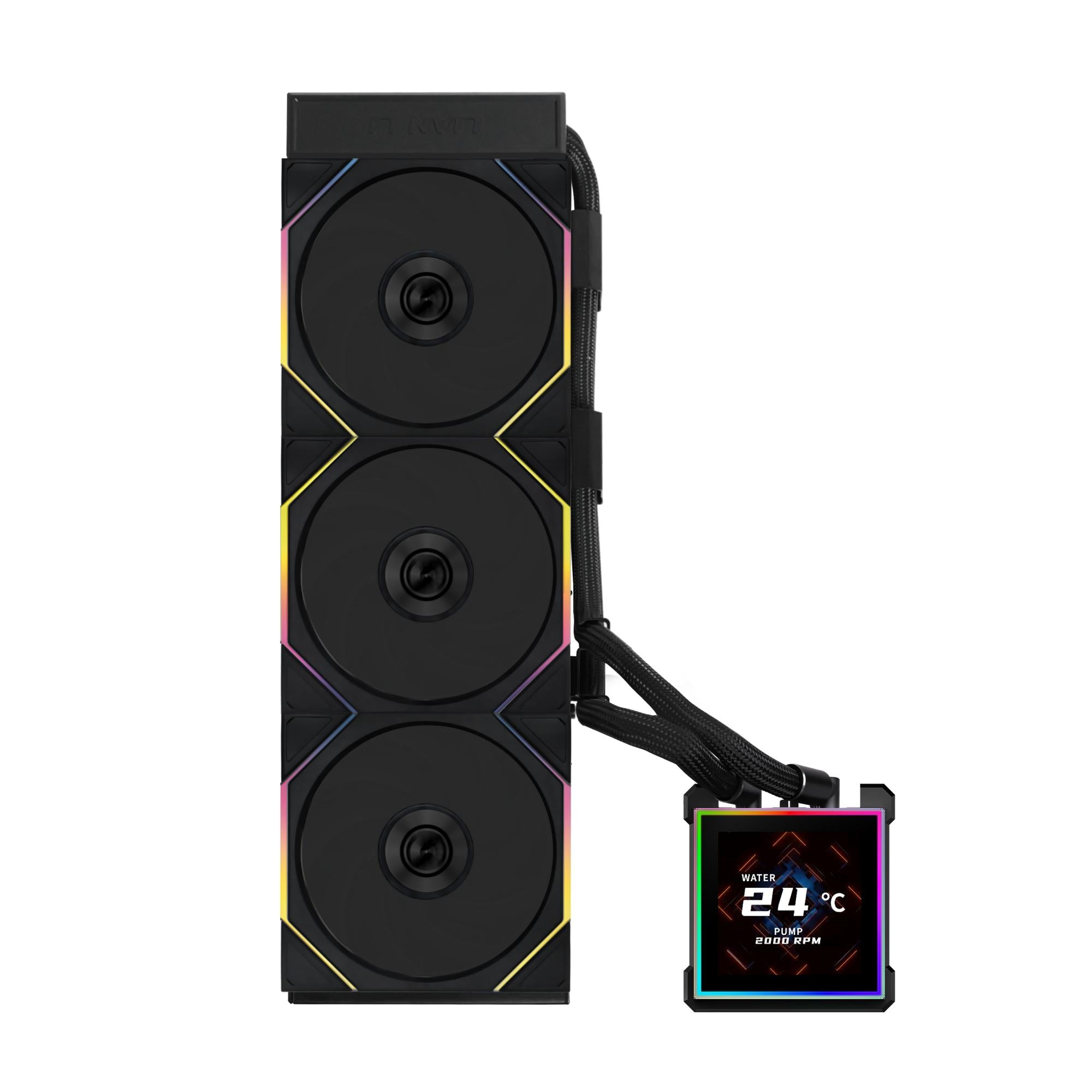 Lian Li Hydroshift Ii Lcd- 360tl Wireless Black Controller Included Vandkøling Geekd Dk