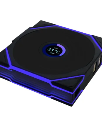 Lian Li Uni Fan Tl Wireless Lcd Reverse  Sort 120 Kabinet Blæser Geekd Dk