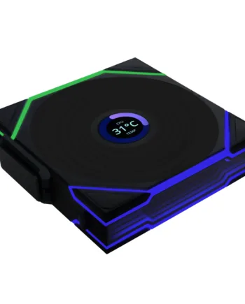 Lian Li Uni Fan Tl Wireless Lcd  Sort 120 Kabinet Blæser Geekd Dk