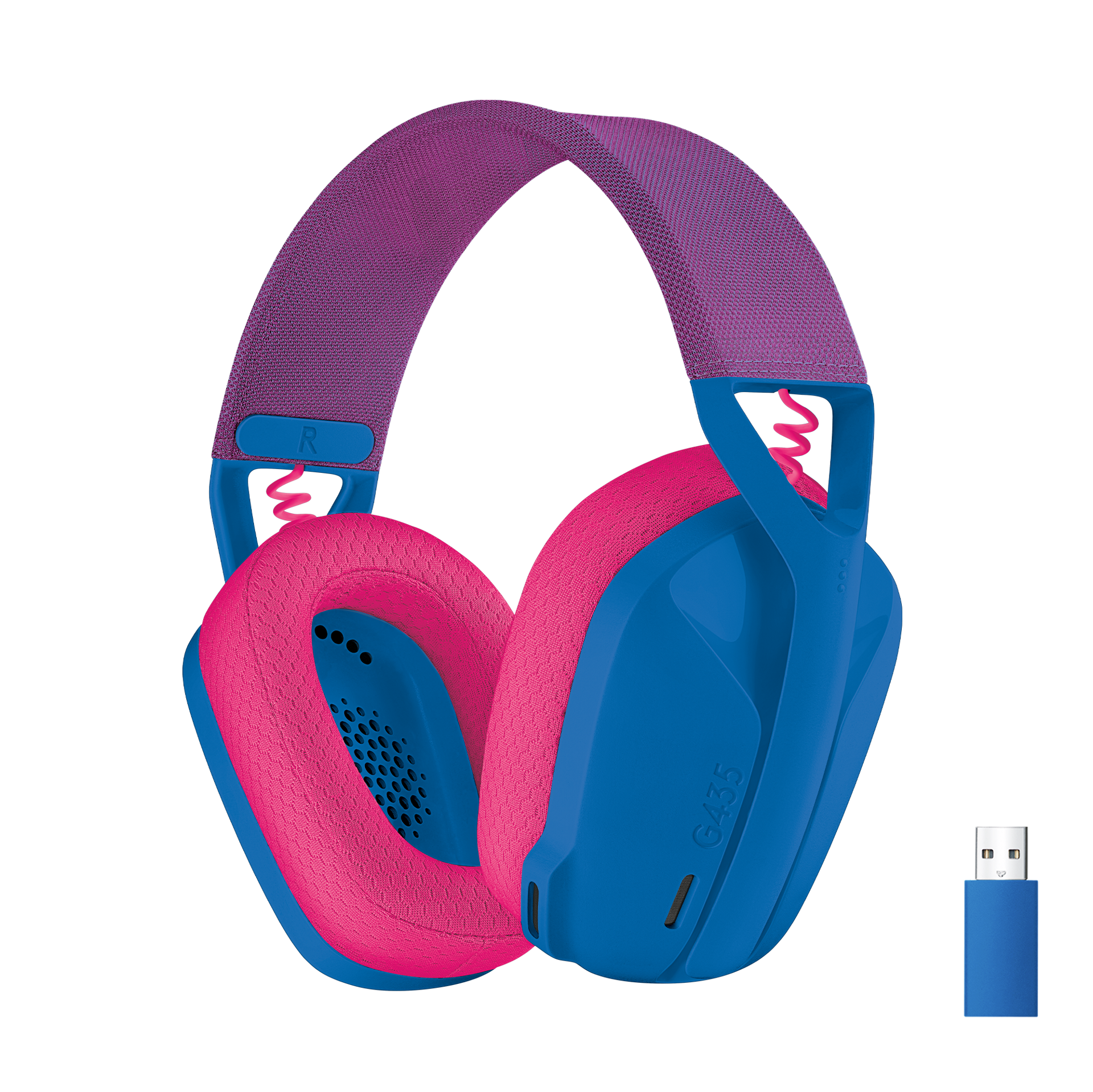 Logitech G435 Lightspeed Trådløs Gaming Headset Blå