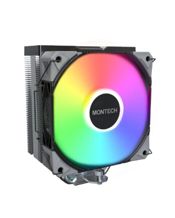 Montech Nx400 Argb  Single Tower    Hp Cpu Cooler  Black Cpu Køler Geekd Dk