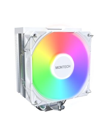 Montech Nx400 Argb  Single Tower    Hp Cpu Cooler  White Cpu Køler Geekd Dk