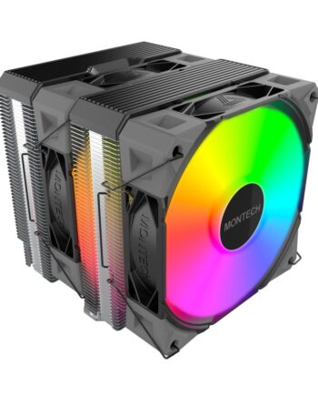 Montech Nx600  Dual Tower    Hp Cpu Cooler  Argb  Black Cpu Køler Geekd Dk