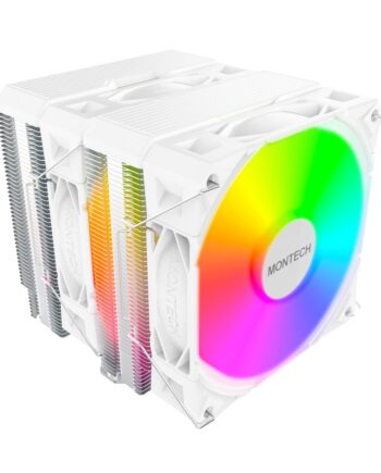 Montech Nx600  Dual Tower    Hp Cpu Cooler  Argb  White Cpu Køler Geekd Dk