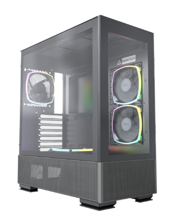 Montech Sky Two Black Midi-tower   -atx  4x Argb Pwm Fans Kabinet Geekd Dk