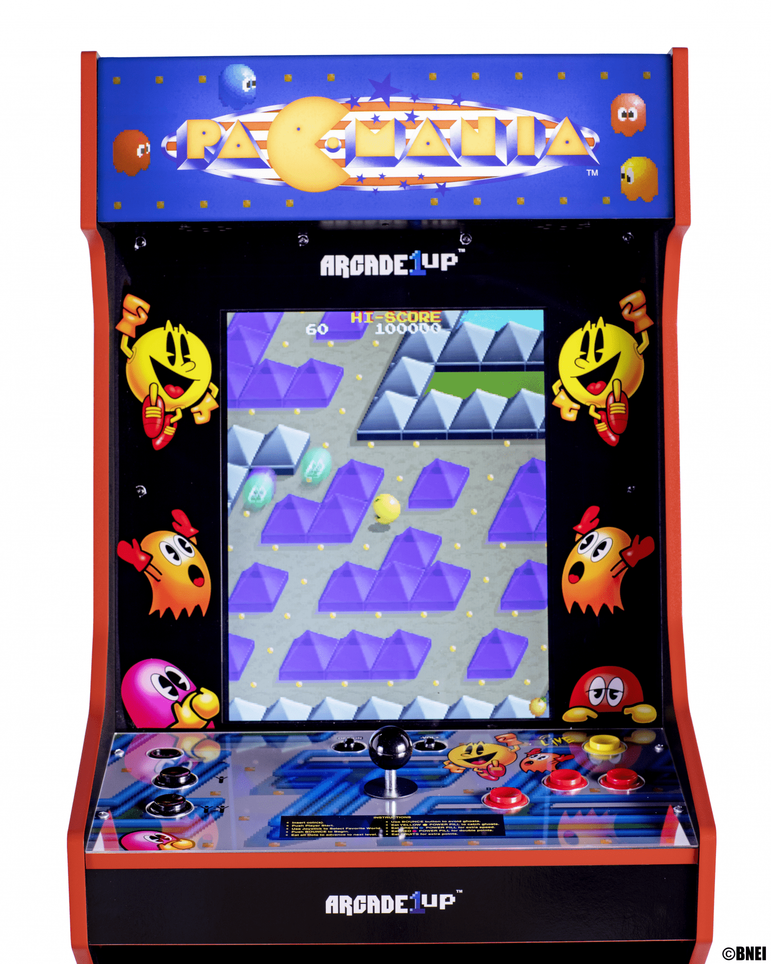 Arcade Up Pac-mania Legacy 14-in- Wifi Enabled Arcade Machine