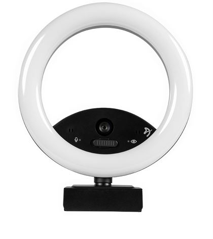 Arozzi Occhio True Privacy Ring Light Webcam
