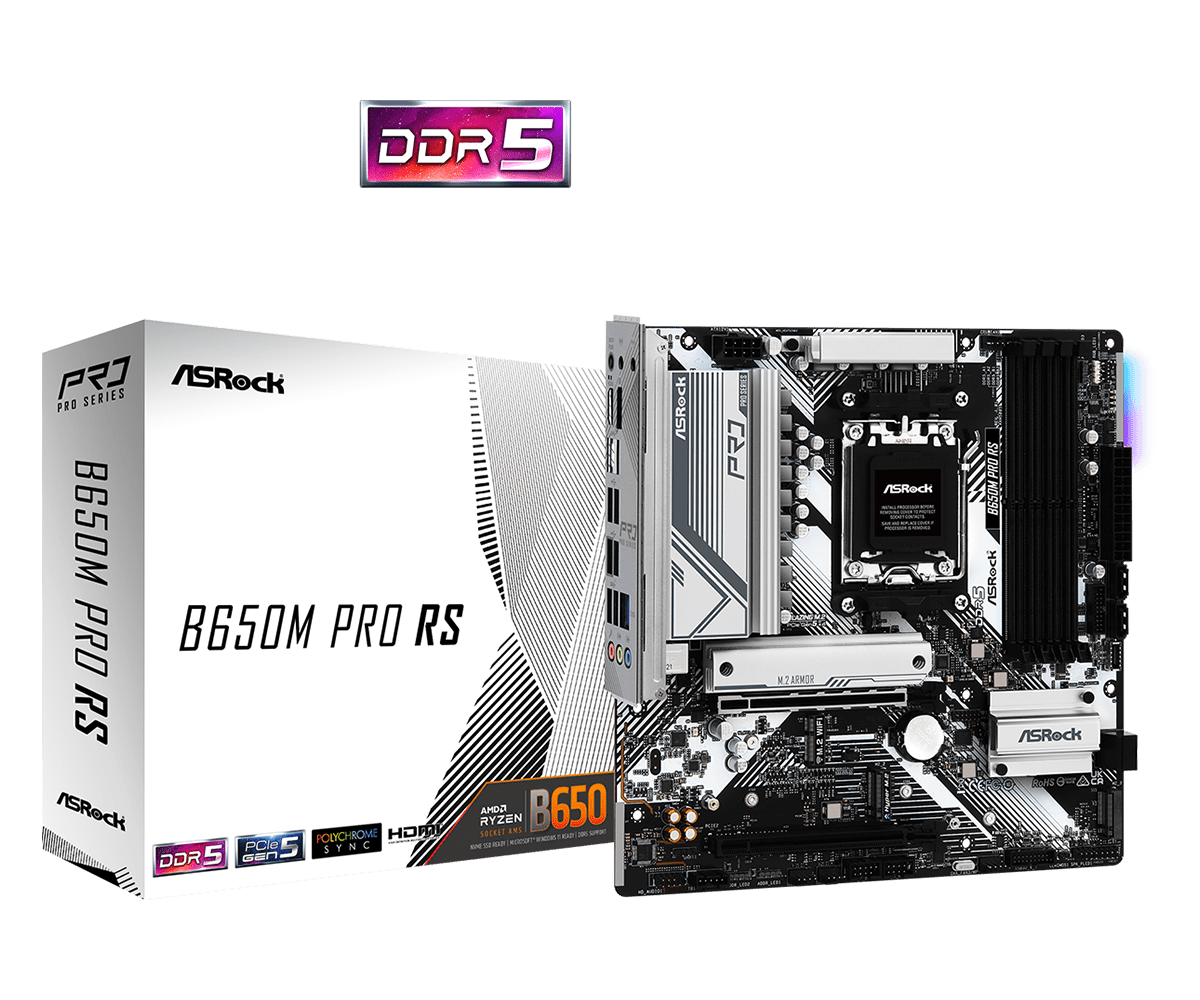 Asrock B650m Pro Rs Bundkort