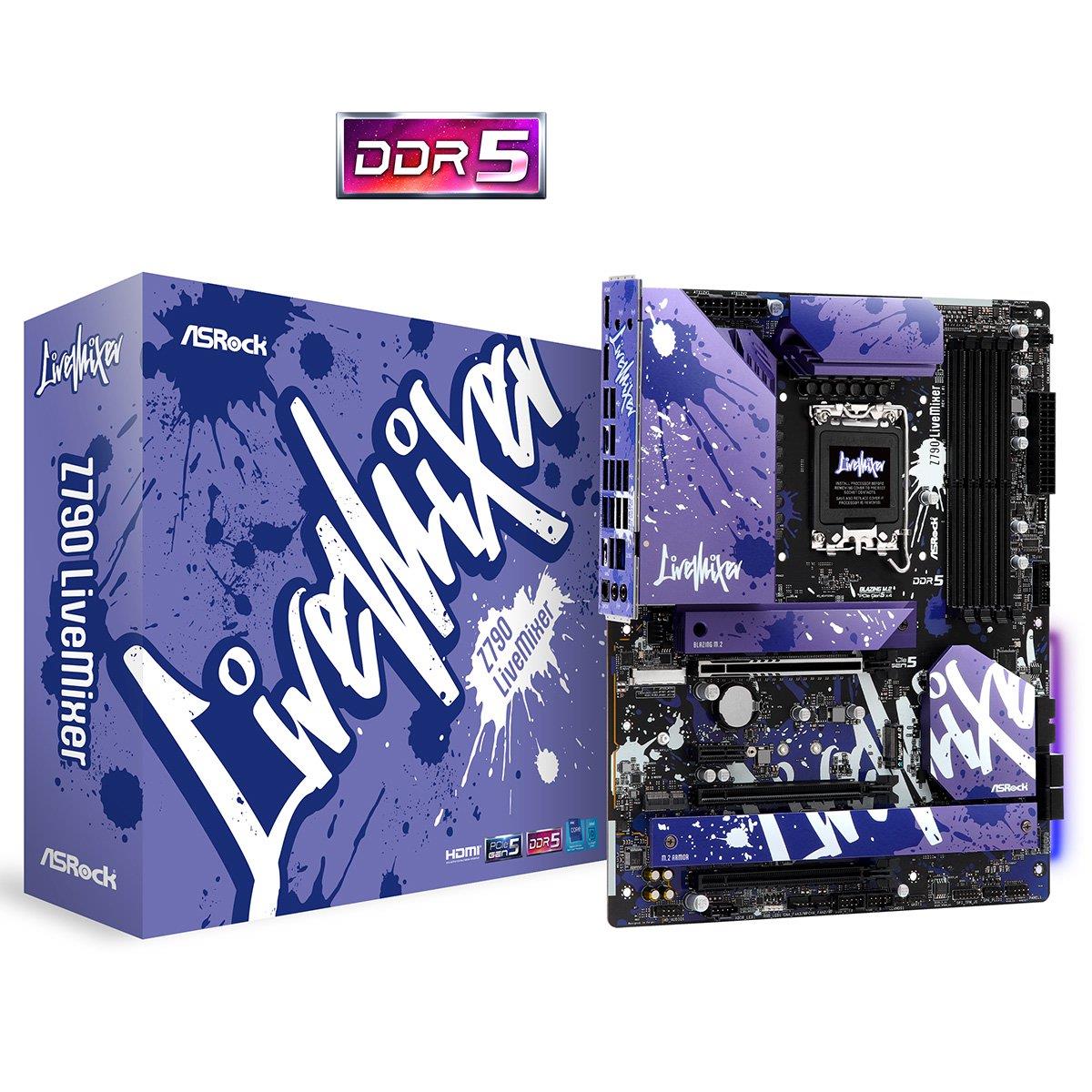 Asrock Z790 Livemixer Bundkort