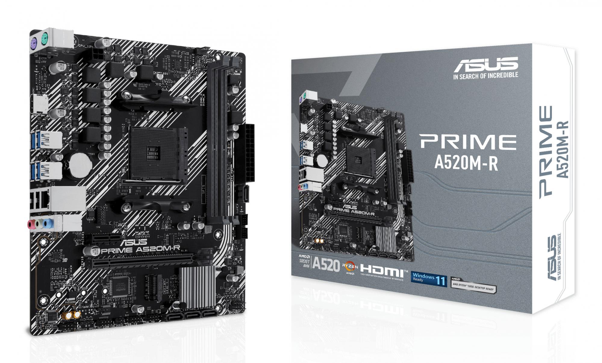 Asus Prime A520m-  Micro-atx Socket Am4 Amd A520 Bundkort Geekd Dk