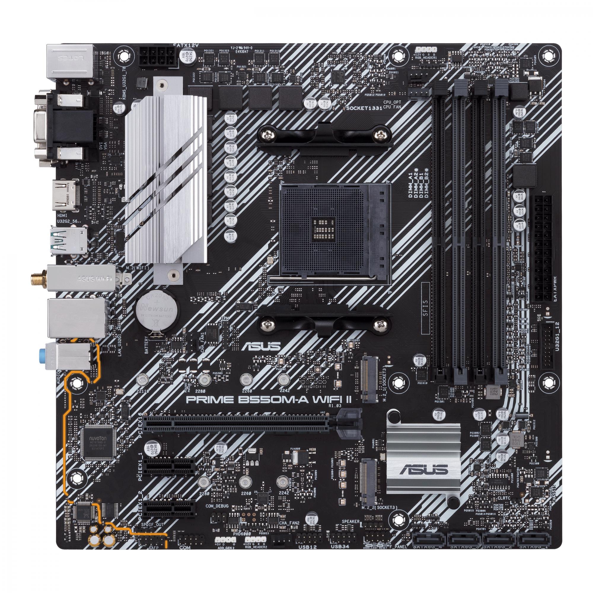 Asus Prime B550m-   Wi-fi  Ii  Matx  B550  Am4